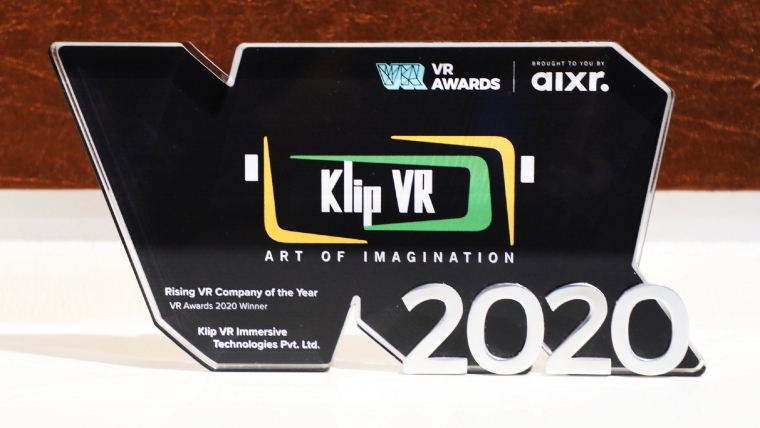 Klip VR becomes the First Indian EdTech Company to win Global ‘VR Awards’