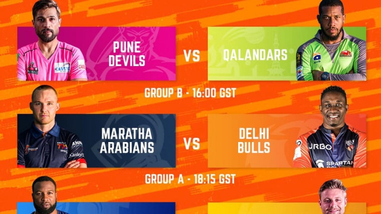Abu Dhabi T10 League: The second round of the group stages at the Abu Dhabi T10 League.