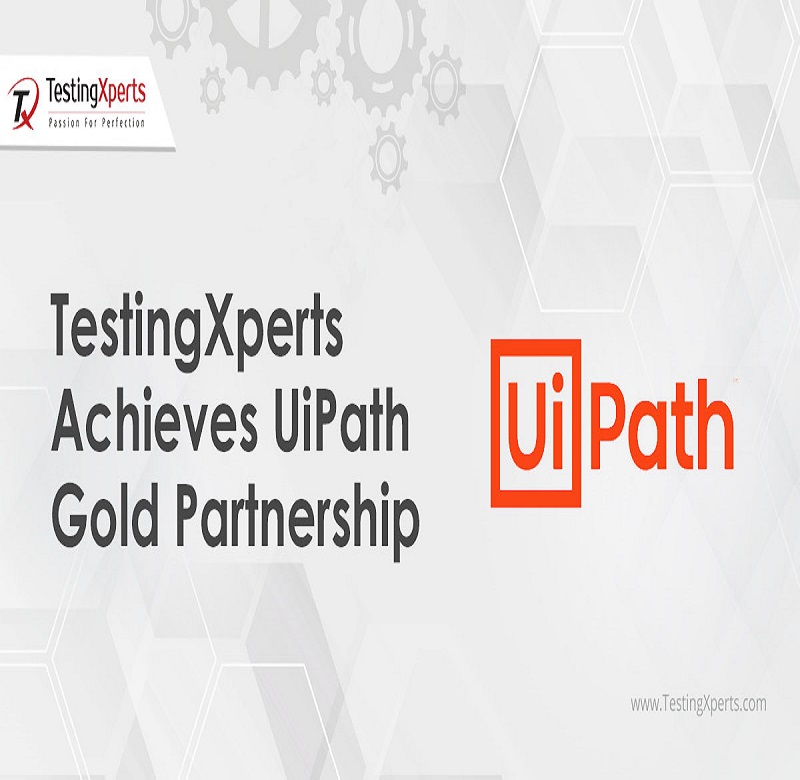 TestingXperts Achieves UiPath Gold Partnership Status